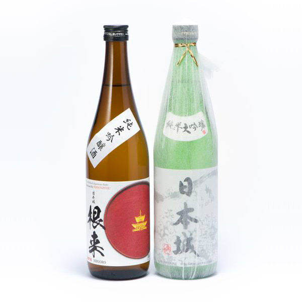 ZD6156_「日本城」純米大吟醸酒と純米吟醸酒「根来」720ml飲み比べセット